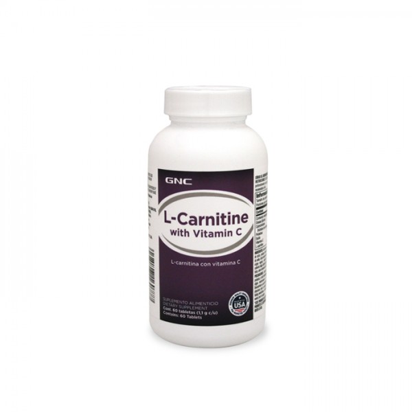 LCarnitine with Vitamin C 60 Tabs GNC