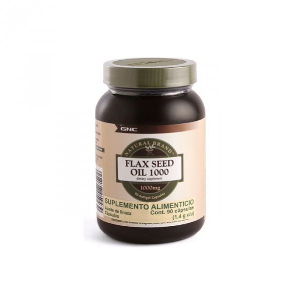 N.B. Flax Seed Oil 1000 Mg 90 Caps GNC