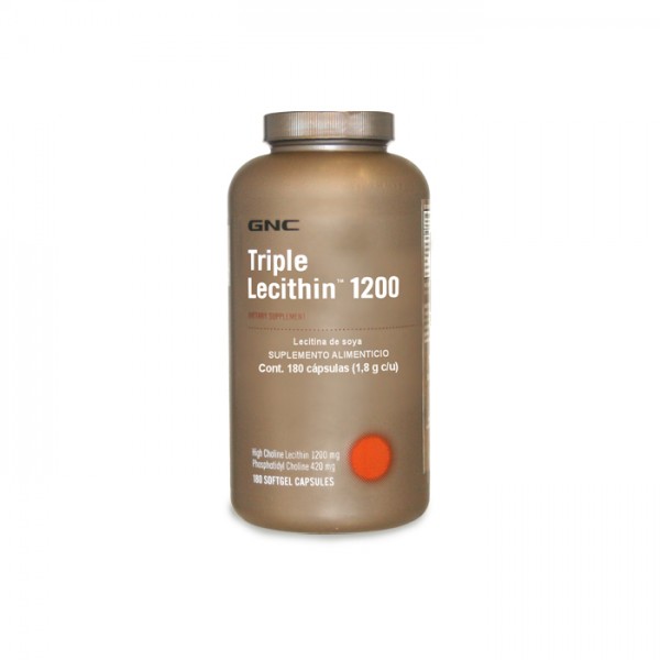 Triple Lecithin 1200 Mg 180 Caps GNC