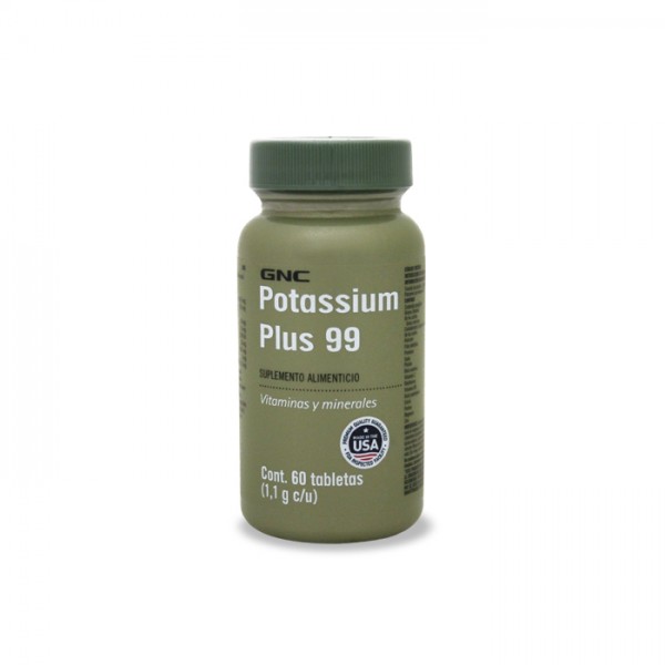 Potassium Plus 99 60 Tabs GNC