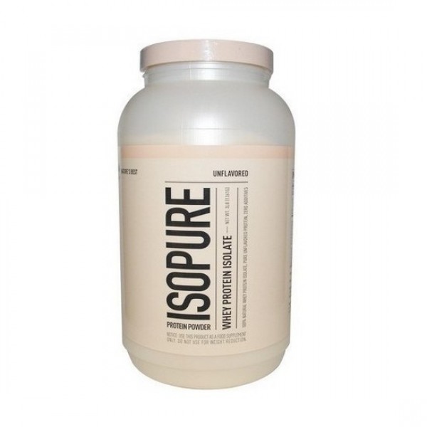 NBI Isopure Whey Protein Unflavored 3 Lbs GNC