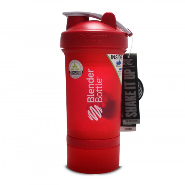 SUN Blender Bottle Pro Stack Red 20 Oz GNC